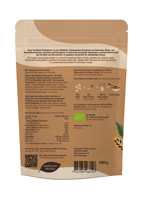 Bio Kakao Protein vegan 1 kg