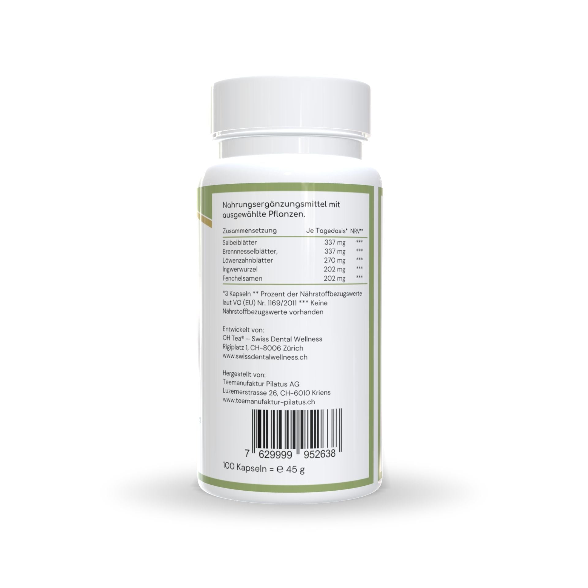 DrogerieMarkt24 - DrogerieMarkt24 OH Tea | Kapseln Detox Smile 100 Stück - DrogerieMarkt24