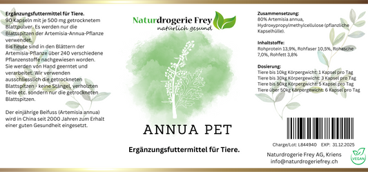 Artemisia annua PET 90 Kapseln
