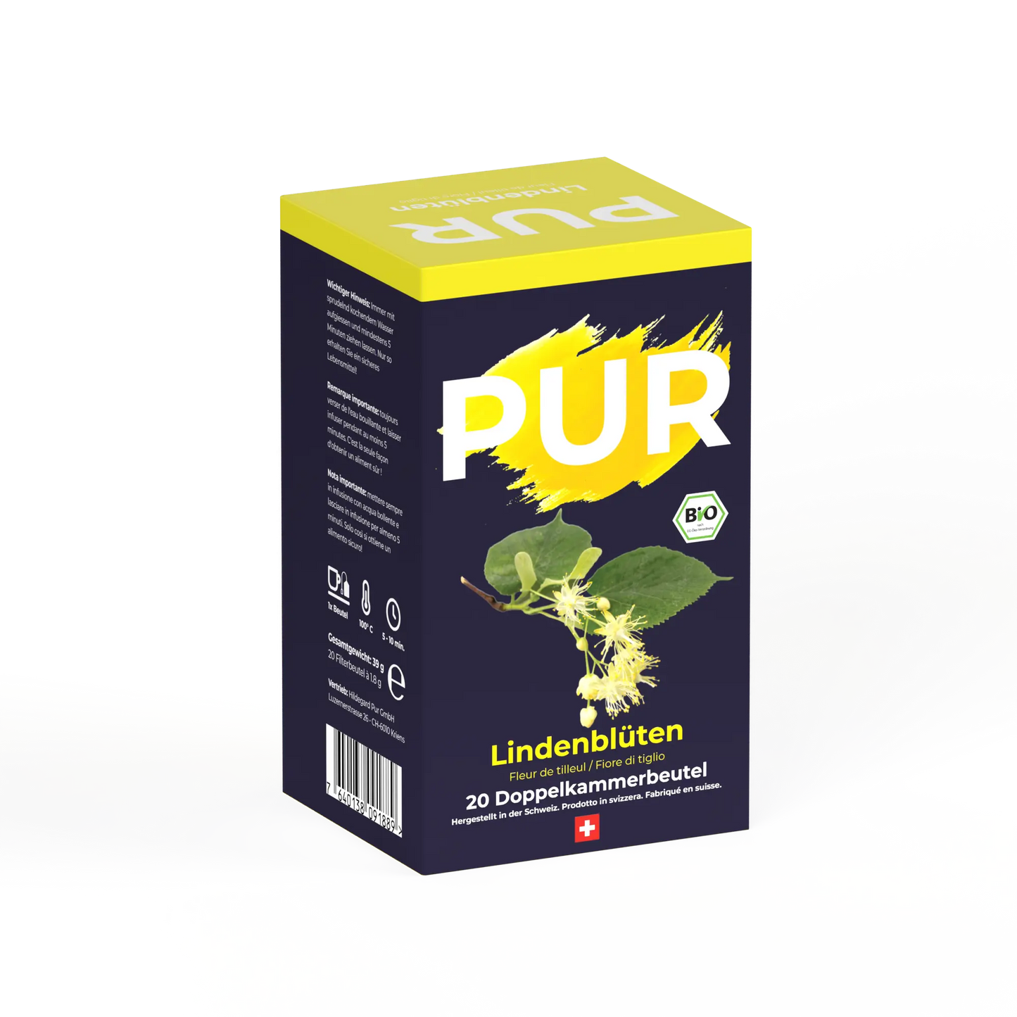 PUR Lindenblüten Tee BIO 20 Btl