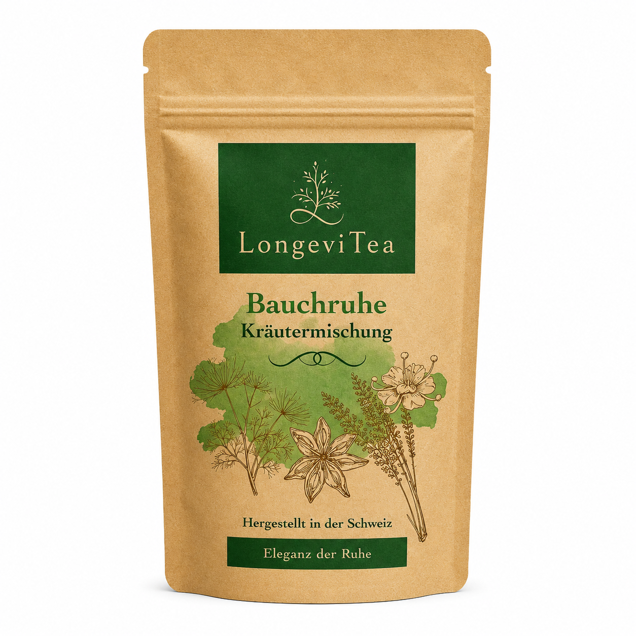 DrogerieMarkt24 - DrogerieMarkt24 LongeviTea Bio Kräutertee Bauchruhe 50 g - DrogerieMarkt24