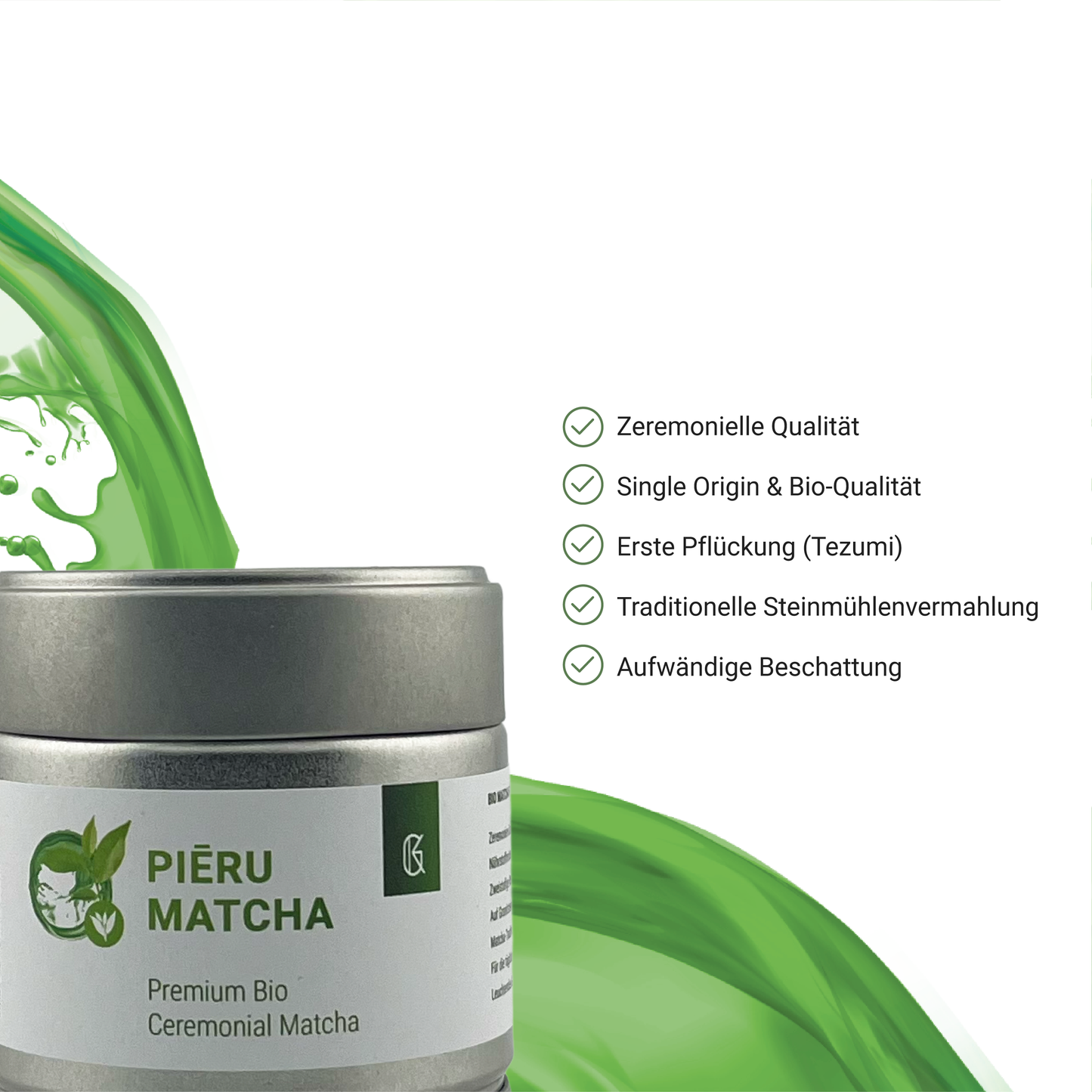 KRAFTGRAS Bio Premium Matcha Piēru Ceremonial