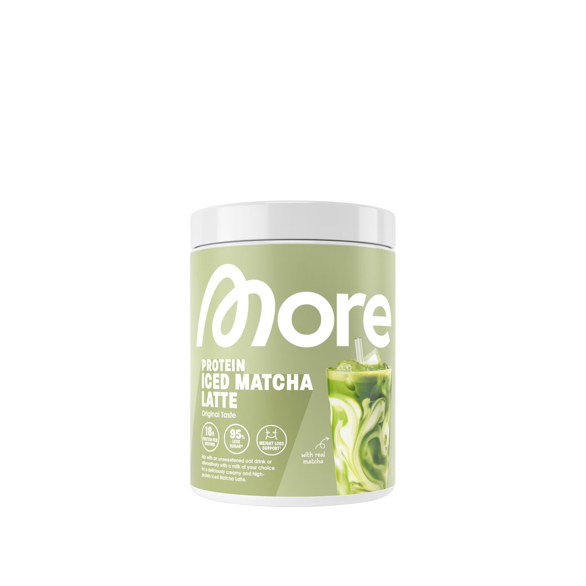 MORE Protein Iced Matcha Latte 500g