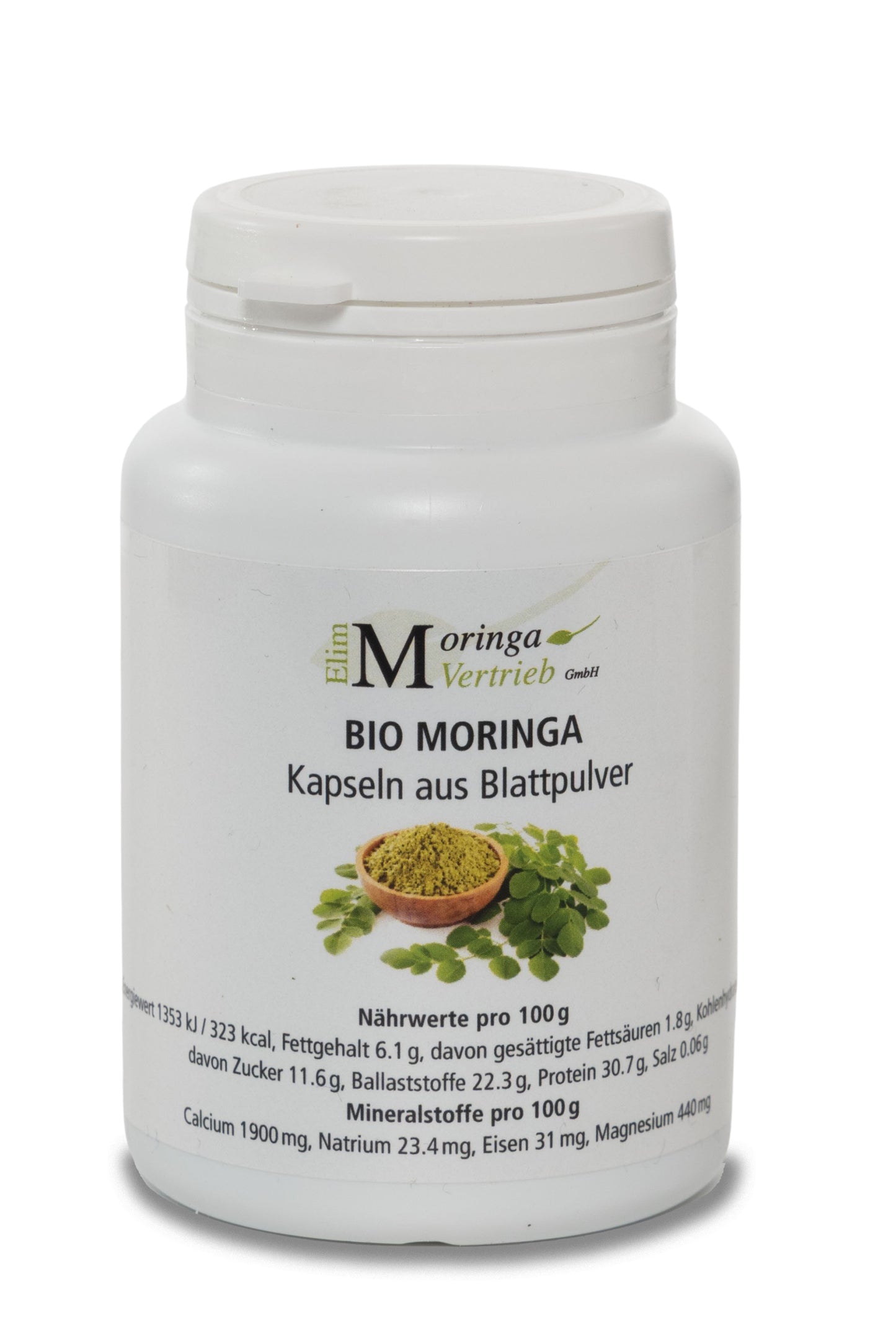MORINGA Kapseln aus Blattpulver Bio-Moringa (90 Stk.)