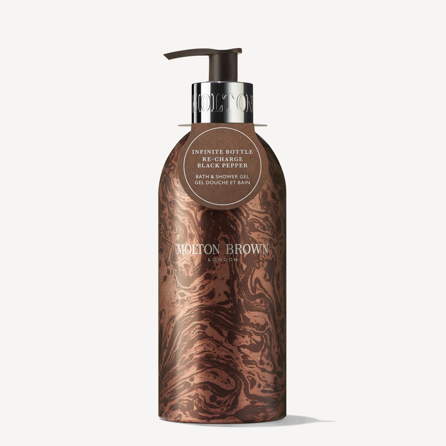 MOLTON BROWN Wiederbefüllbare Flasche Black Pepper BW Duschgel 400ml