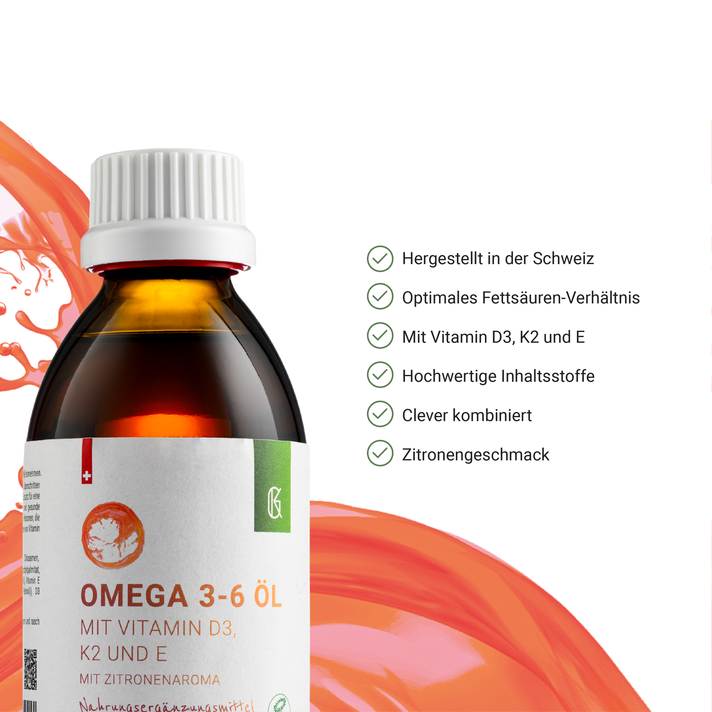 KRAFTGRAS Omega 3-6 Öl