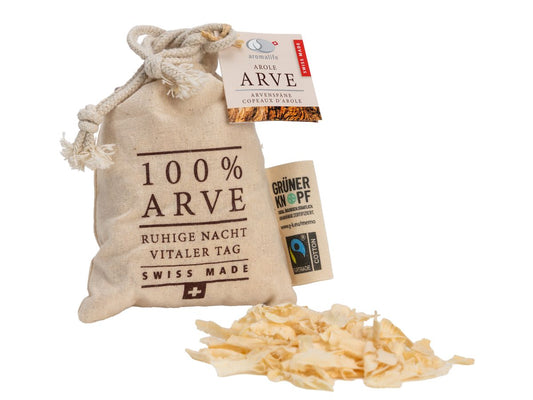 AROMALIFE ARVE Arvenspäne im Baumwollbeutel 15 g