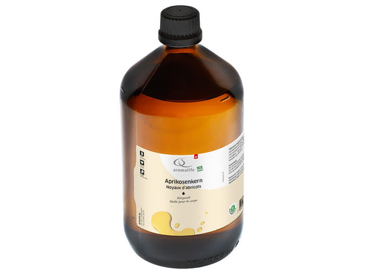 DrogerieMarkt24 - DrogerieMarkt24 Aromalife Aprikosenkernöl - BIO Körperöl 1 l - DrogerieMarkt24