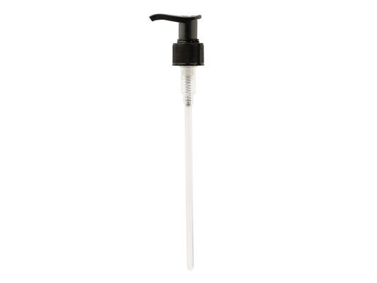 Aromalife Dispenser Pumpe schwarz, 1 ml/Hub - für rPET Flasche rund-braun 500 ml (1 Stück)