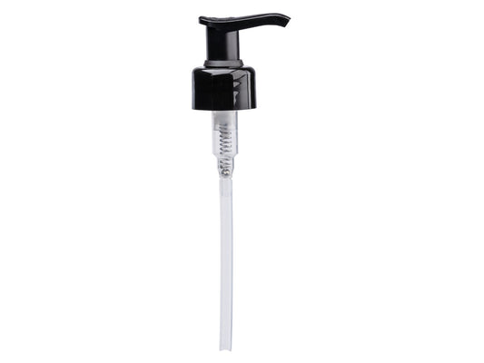 Aromalife Dispenser Pumpe schwarz verriegelbarr 134 mm, 1 ml/Hub - für PET Flasche braun 250 ml (1 Stück)