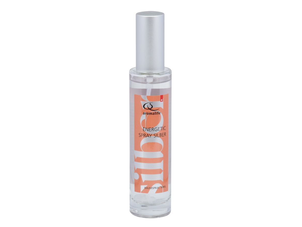 Aromalife Energetic Spray Silber mit Bergkristall (50 ml)