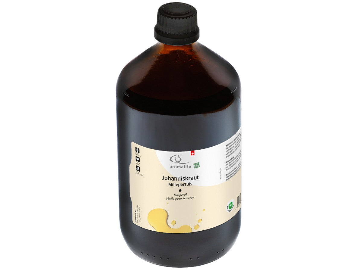 DrogerieMarkt24 - DrogerieMarkt24 AROMALIFE Johanniskrautöl - BIO Körperöl 1 l - DrogerieMarkt24