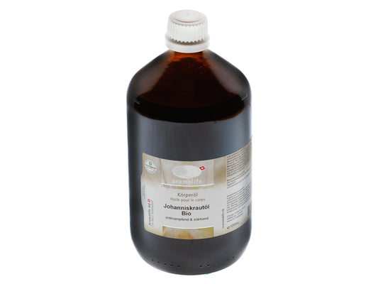 AROMALIFE Johanniskrautöl - BIO Körperöl 1 l