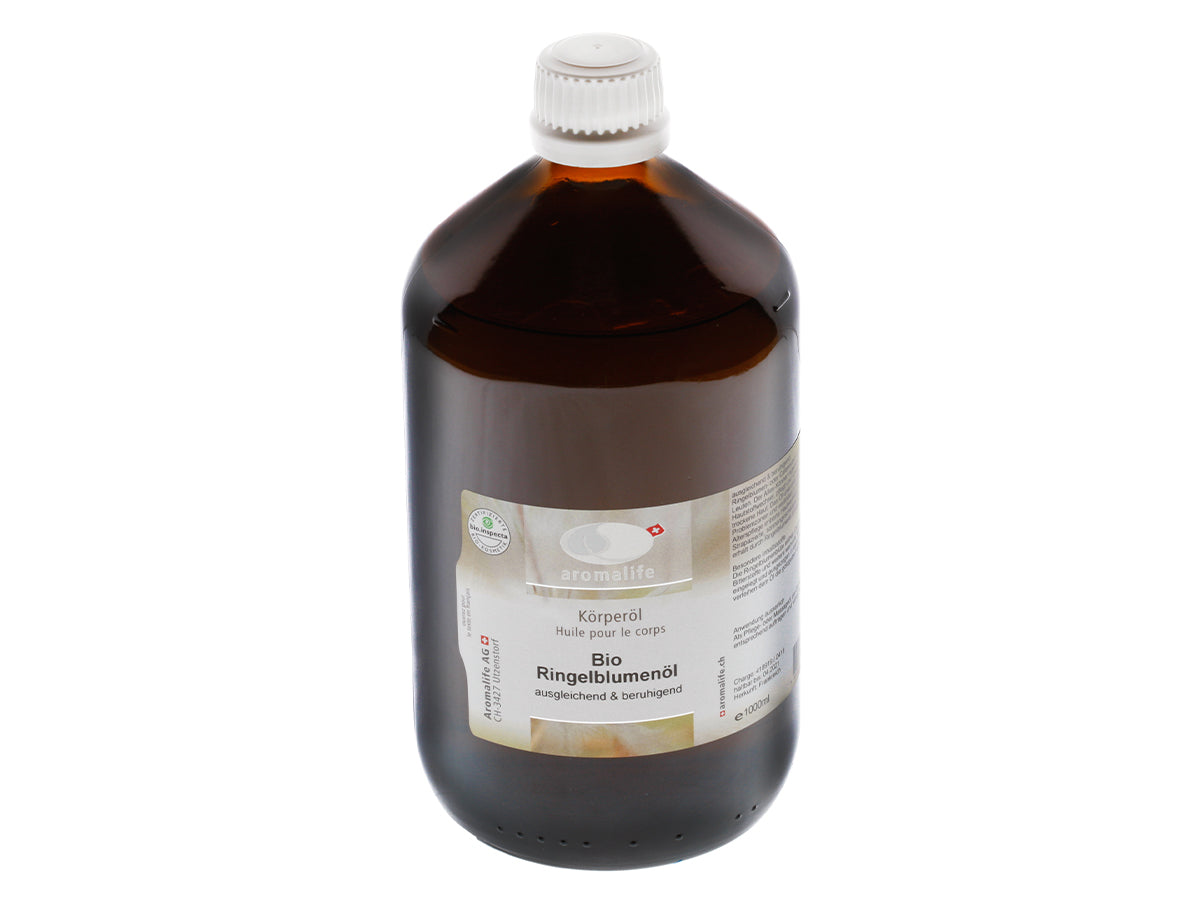 AROMALIFE Ringelblumenöl Körperöl - BIO 1 l