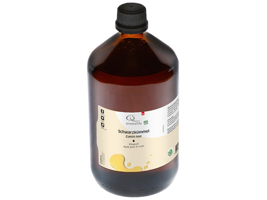 DrogerieMarkt24 - DrogerieMarkt24 AROMALIFE Schwarzkümmelöl Körperöl - BIO 1 l - DrogerieMarkt24