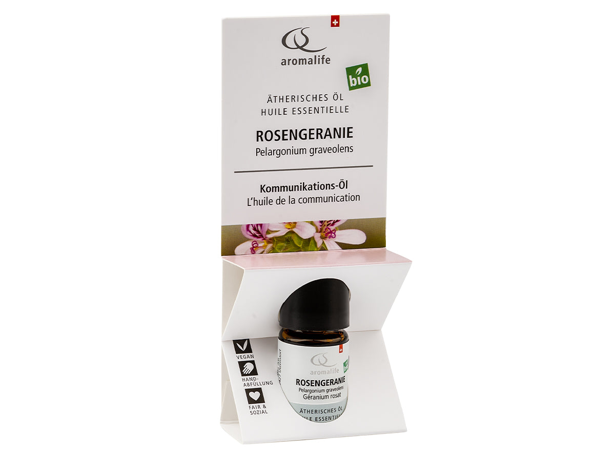 AROMALIFE TOP Rosengeranie Äth/Öl BIO Fl 5 ml