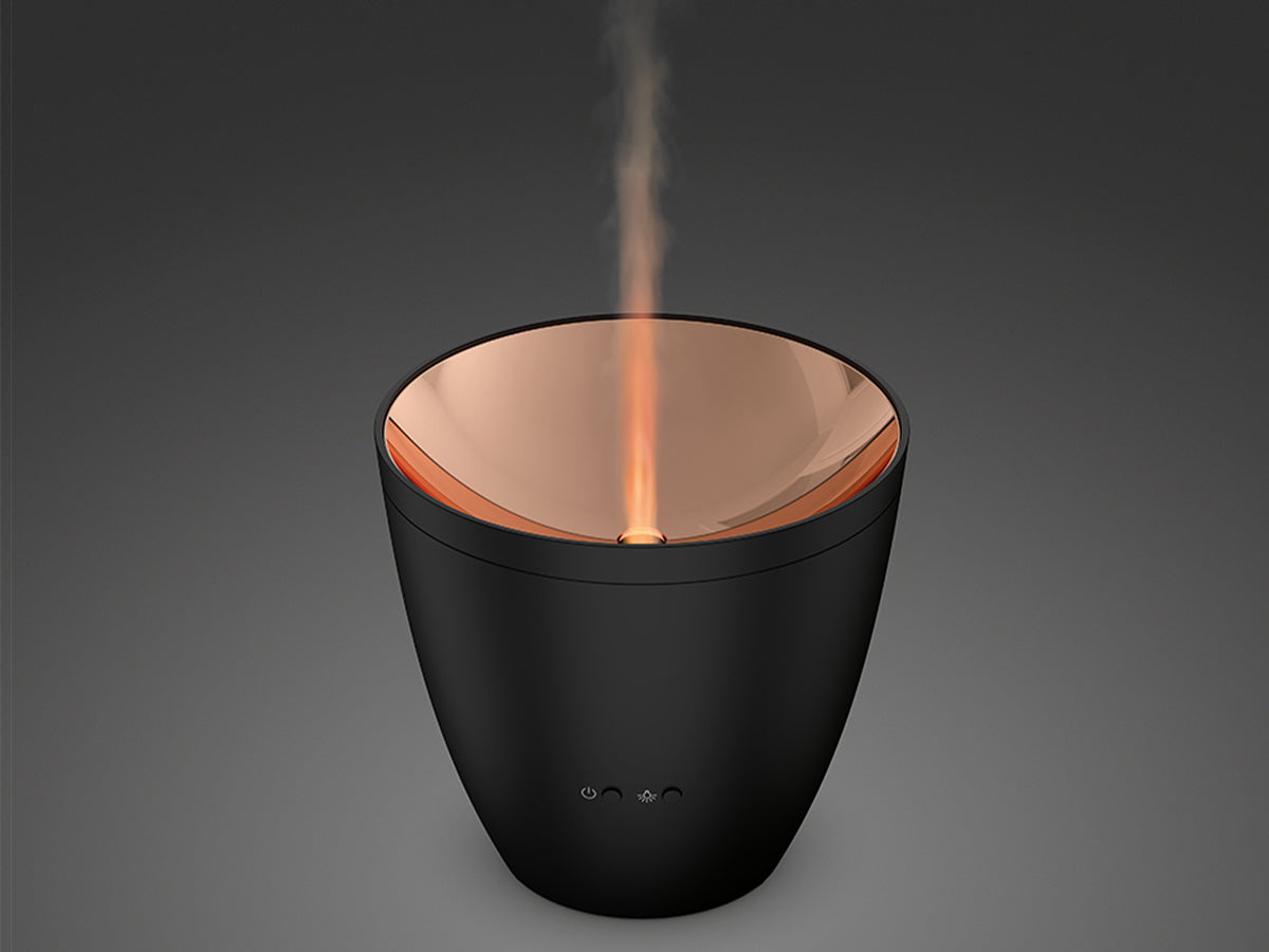 Aromalife Zoe Aromavernebler Amber Light schwarz inkl. ätherischem Öl
