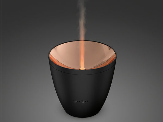 Aromalife Zoe Aromavernebler Amber Light schwarz inkl. ätherischem Öl