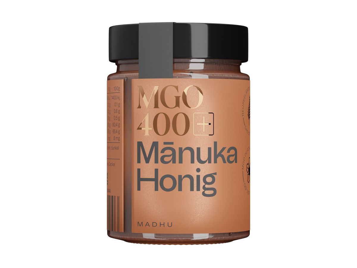 MADHU HONEY Manuka Honig MGO400 Glas 500 g
