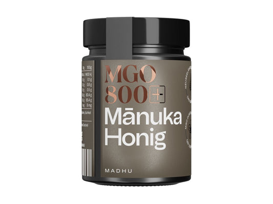 MADHU HONEY Manuka Honig MGO800 Glas 250 g