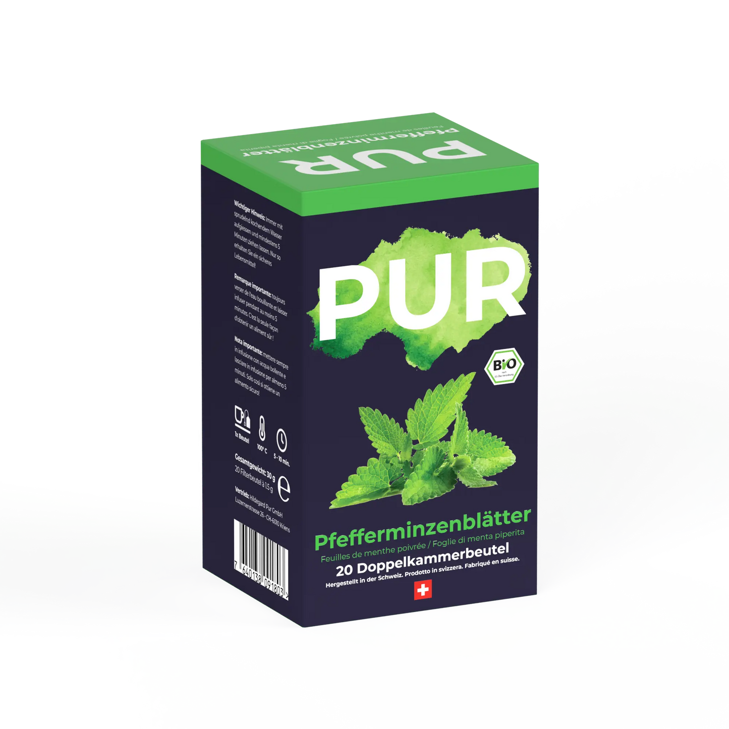 PUR Pfefferminz Tee BIO 20 Btl