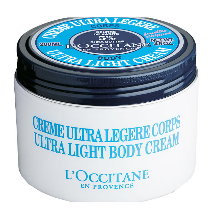 L'Occitane Sheabutter Ultra Light Body Cream 200ml.