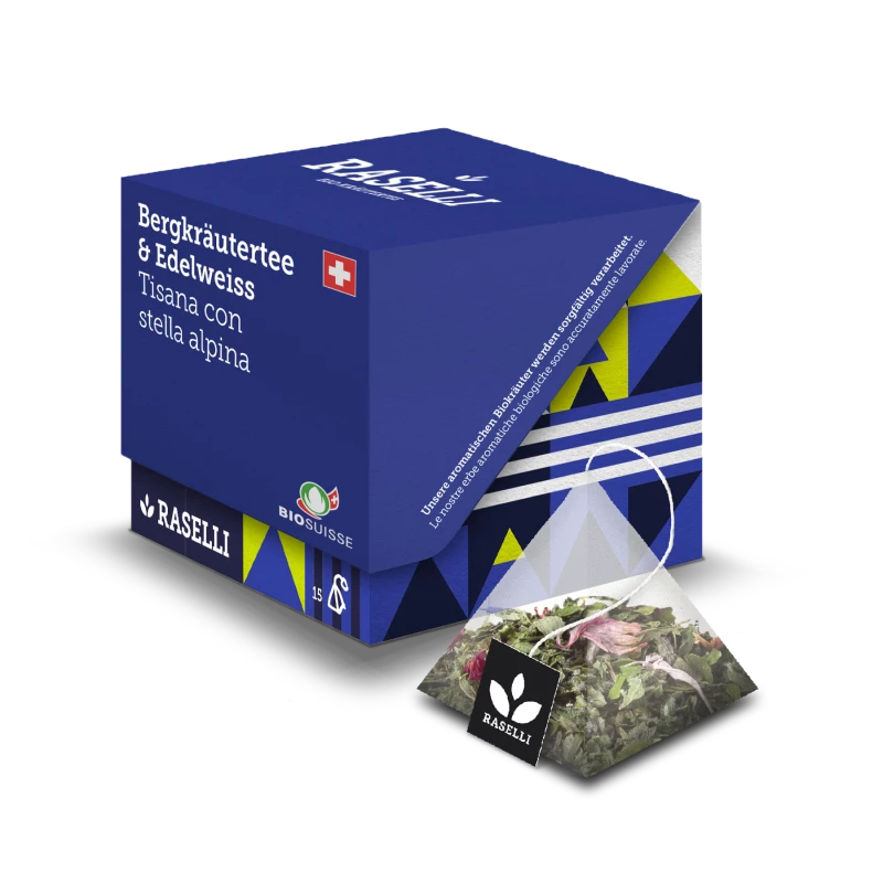 Raselli Bio Bergkräutertee mit Edelweiss