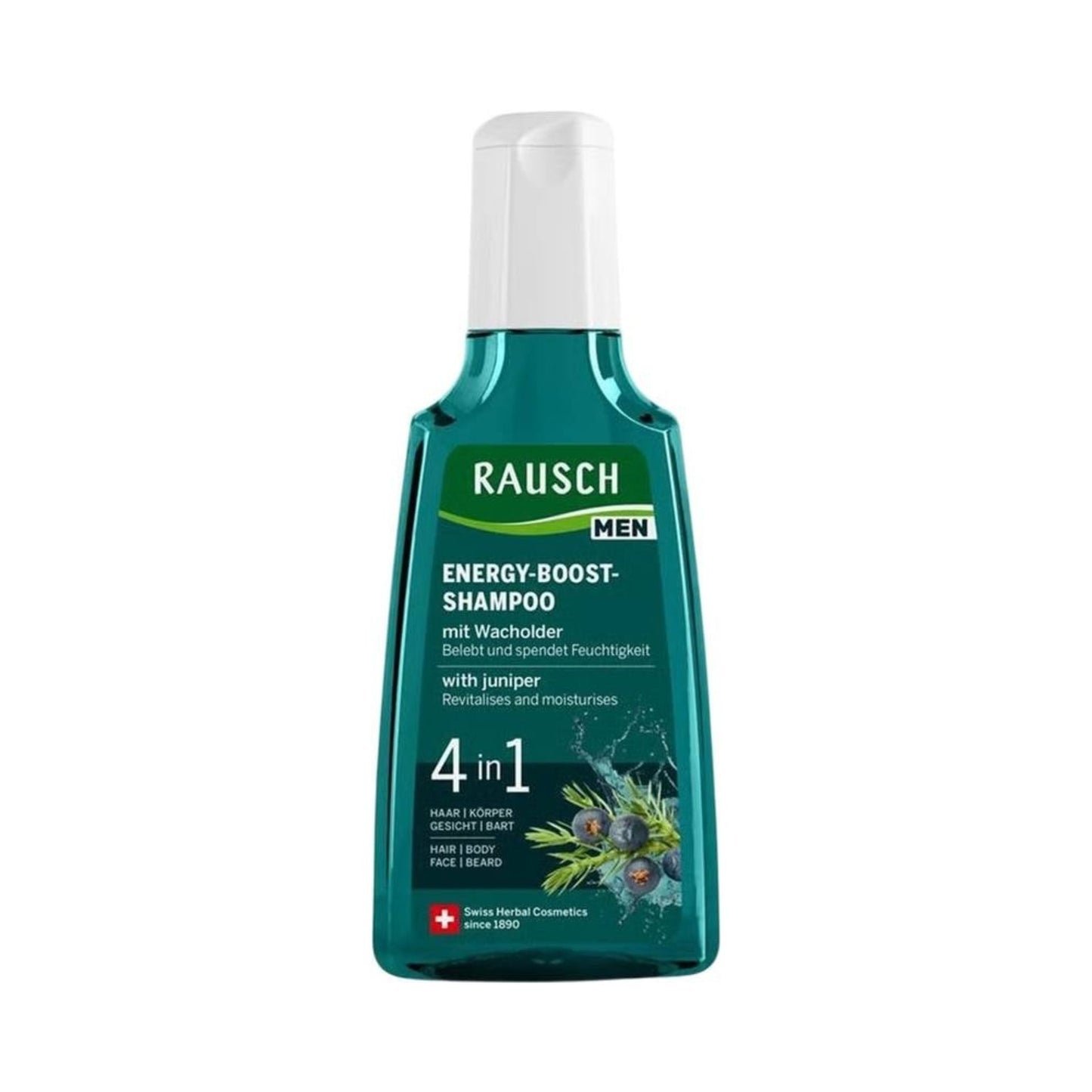RAUSCH Energy-Boost Shampoo mit Wacholder, 200 ml