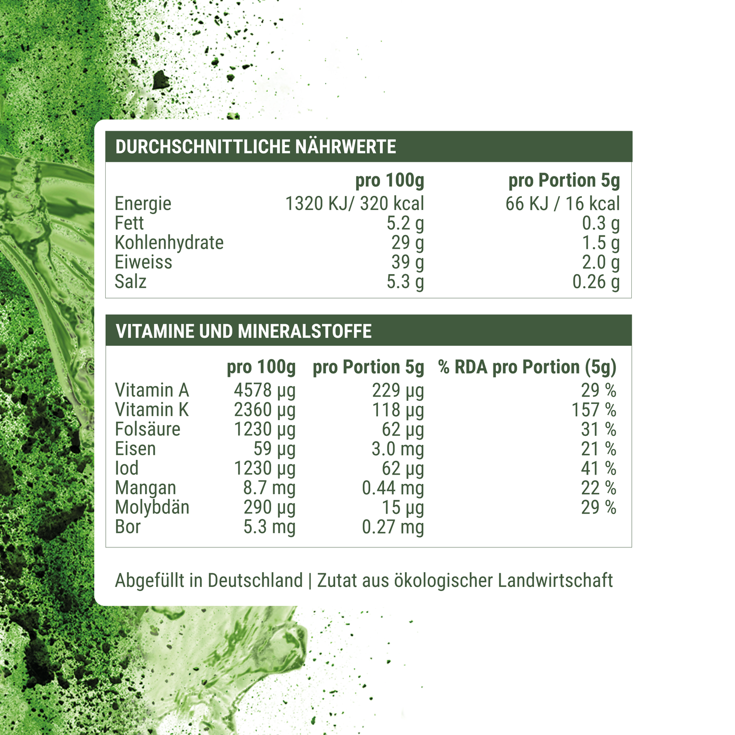KRAFTGRAS Refill-Bag Urweizengras Saftpulver (KAMUT® Khorasan)