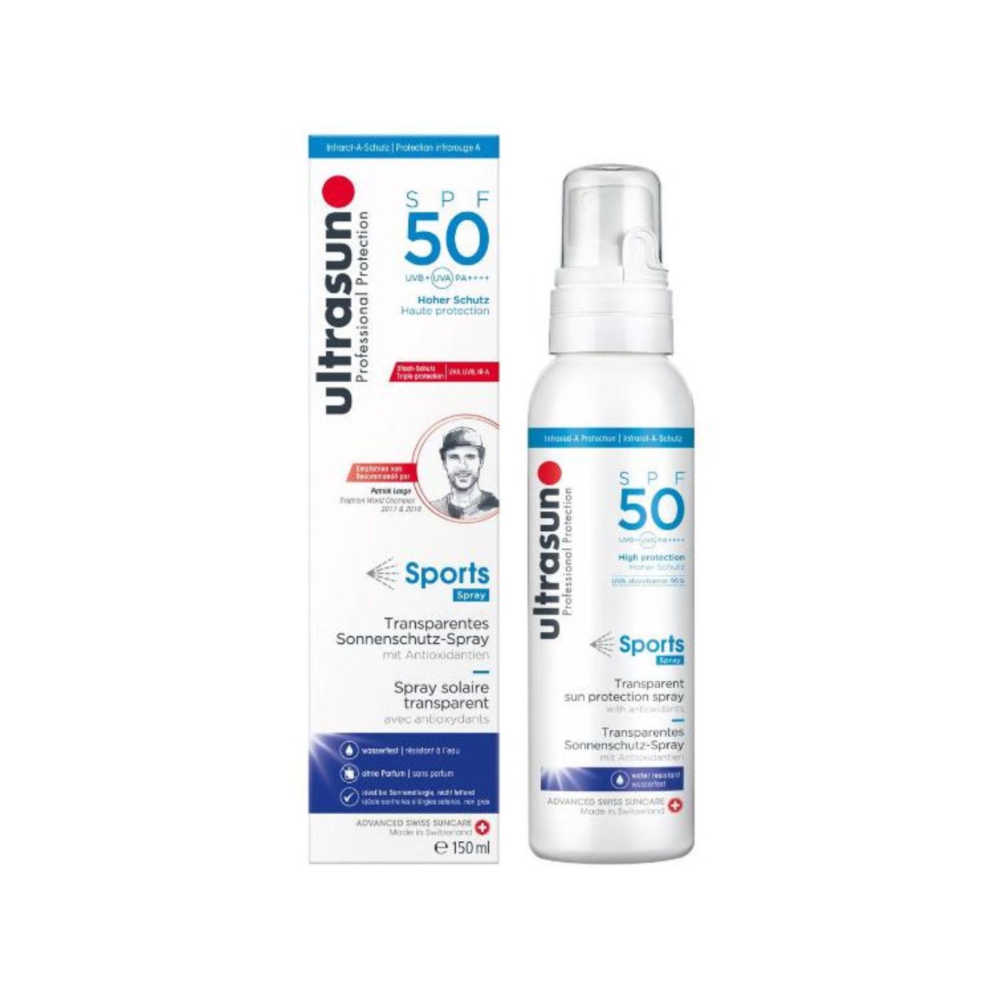 ULTRASUN Sports Spray SPF 50 150 ml