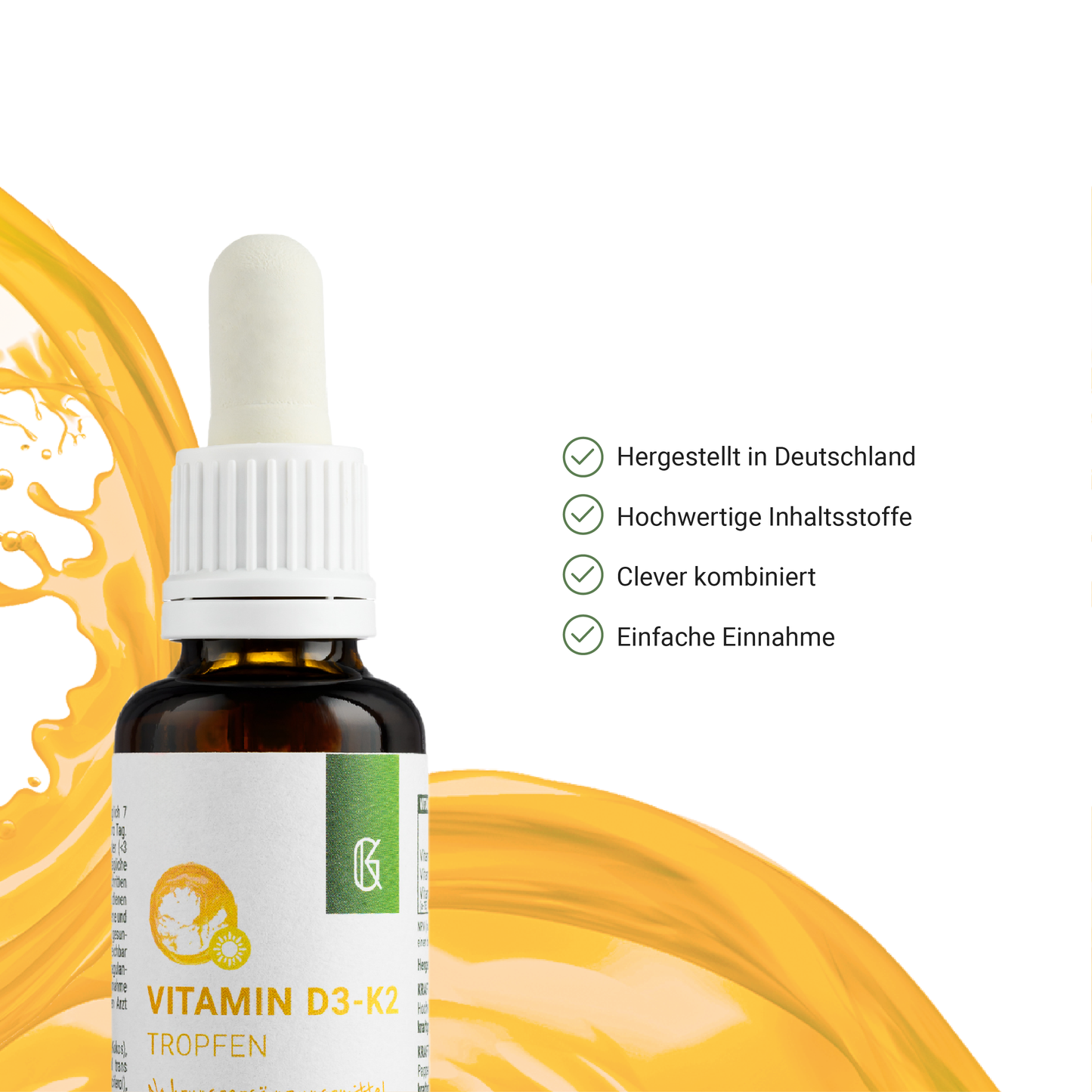 KRAFTGRAS Vitamin D3/K2 vegan