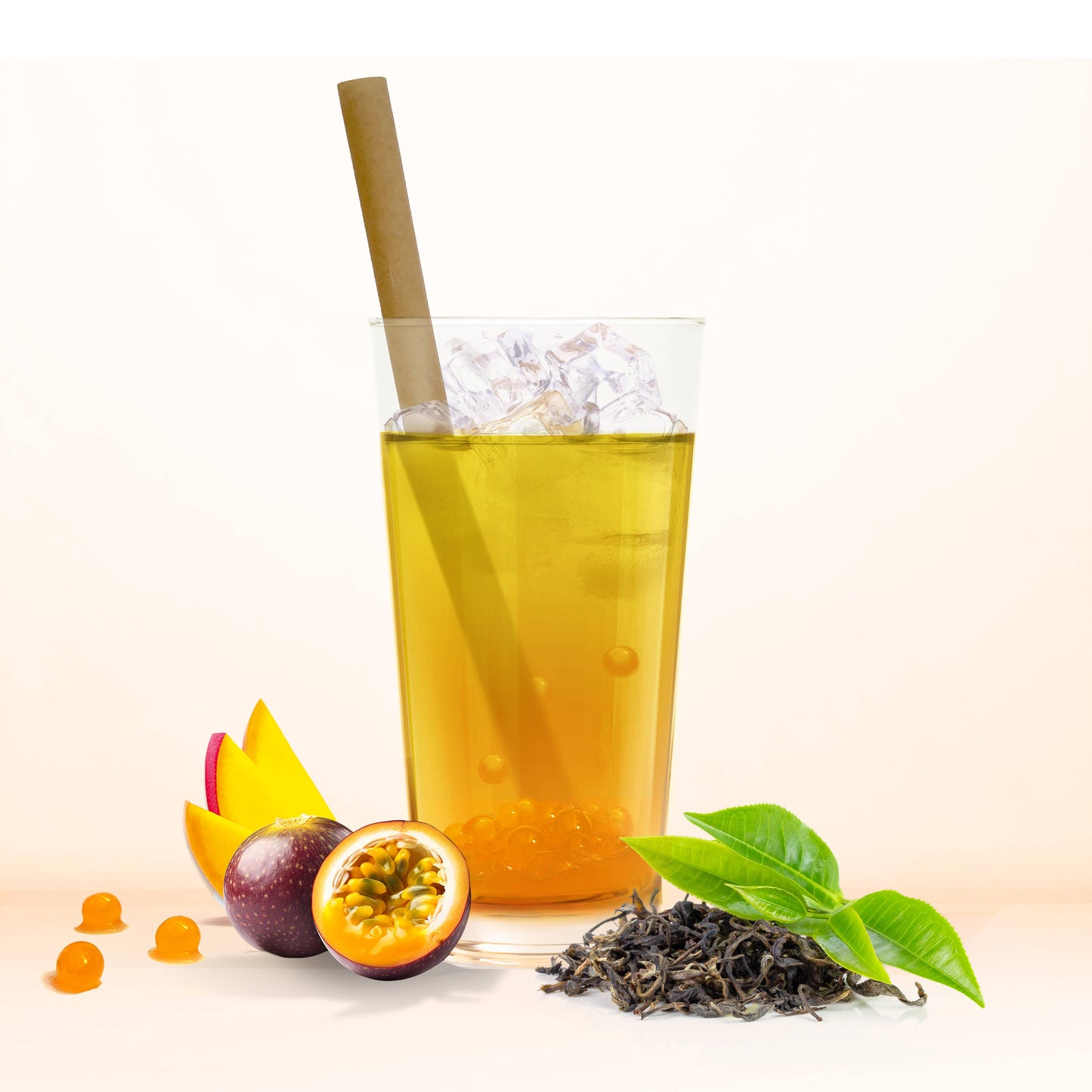 Fruit Pearls Bubble Tea Set, Mango