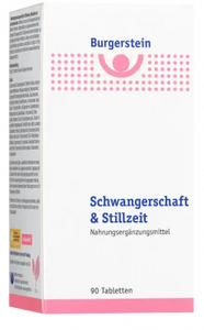DrogerieMarkt24 - DrogerieMarkt24 BURGERSTEIN Schwangerschaft & Stillzeit 90 Stück - DrogerieMarkt24