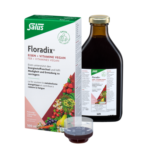 DrogerieMarkt24 - DrogerieMarkt24 FLORADIX VEGAN Eisen + Vitamine Saft Fl 500 ml - DrogerieMarkt24