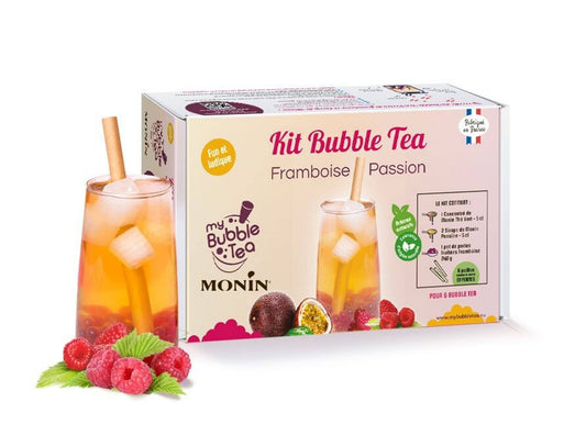 DrogerieMarkt24 - DrogerieMarkt24 Monin Passion Himbeer-Bubble Tee-Set - DrogerieMarkt24