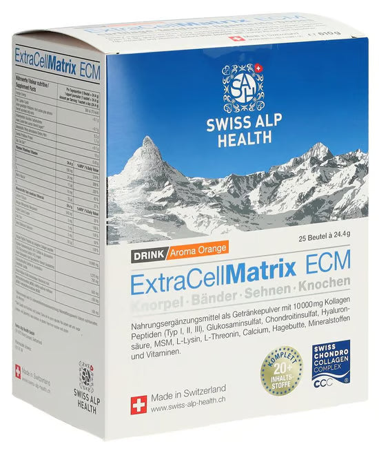 DrogerieMarkt24 - DrogerieMarkt24 SWISS ALP HEALTH Extra Cell Matrix Drink Gelenke Orange Beutel (25 Stk.) - DrogerieMarkt24