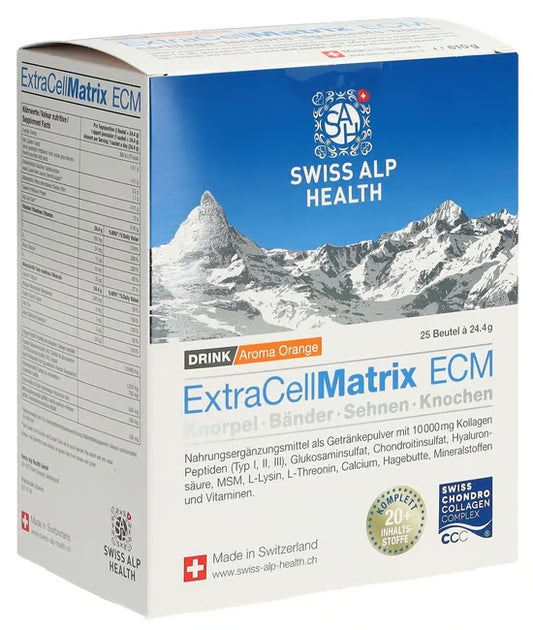 SWISS ALP HEALTH Extra Cell Matrix Drink Gelenke Orange Beutel (25 Stk.)