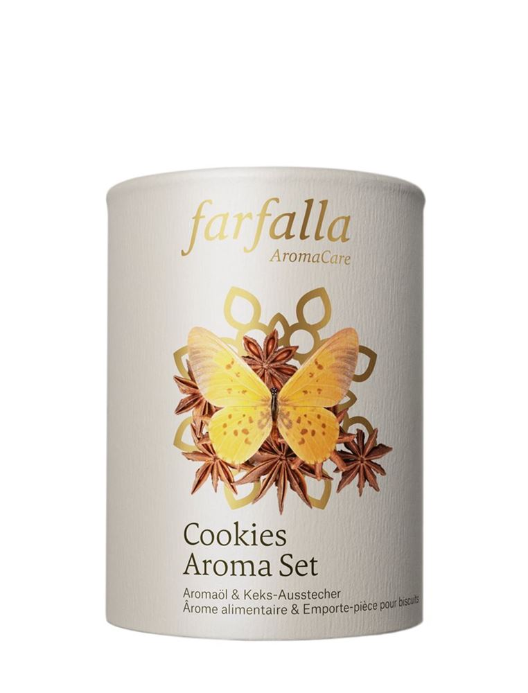 Farfalla Cookies Aroma-Set mit Schmetterling-Ausstecher