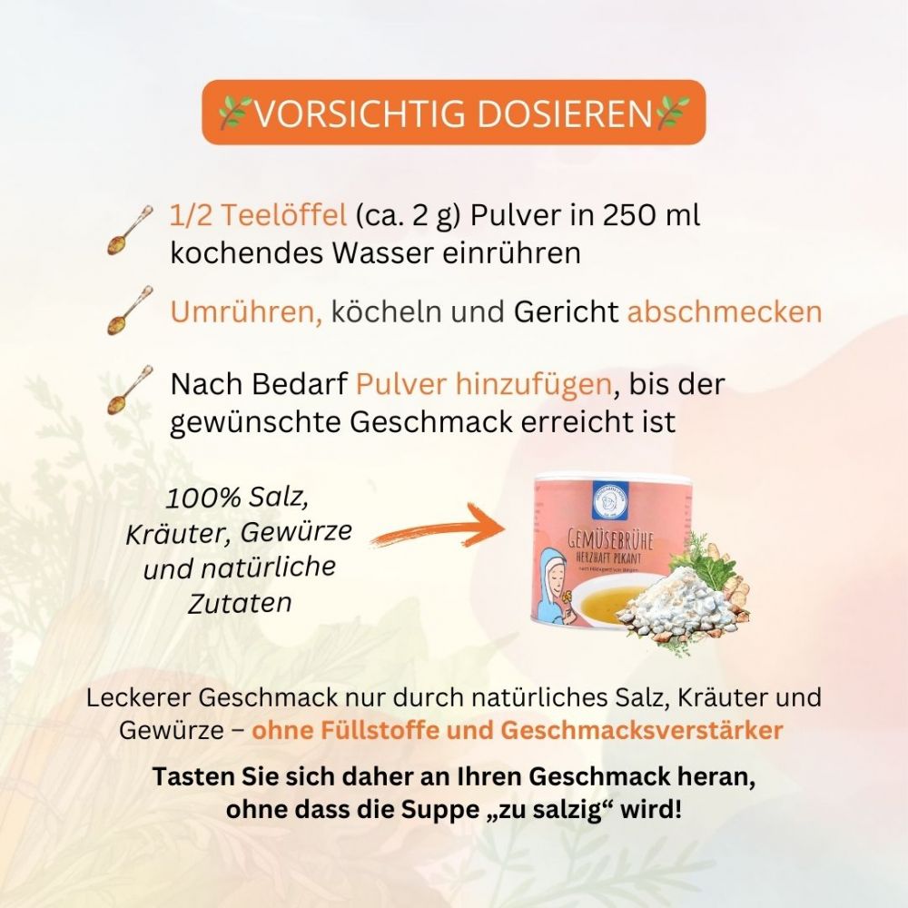 HILDEGARDS LADEN Gemüsebrühe herzhaft pikant 380 g