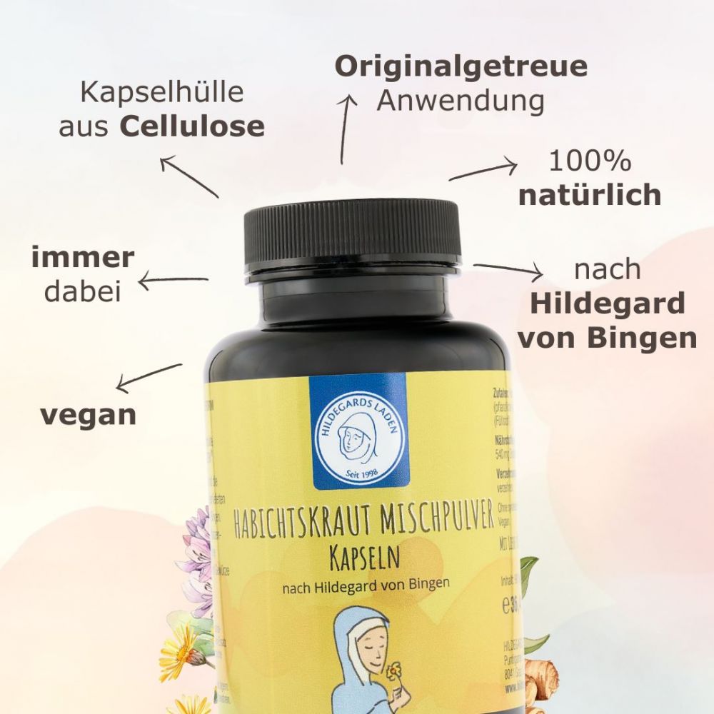 Hildegards Laden - Habichtskraut Mischpulver Kapseln 90 Stk.
