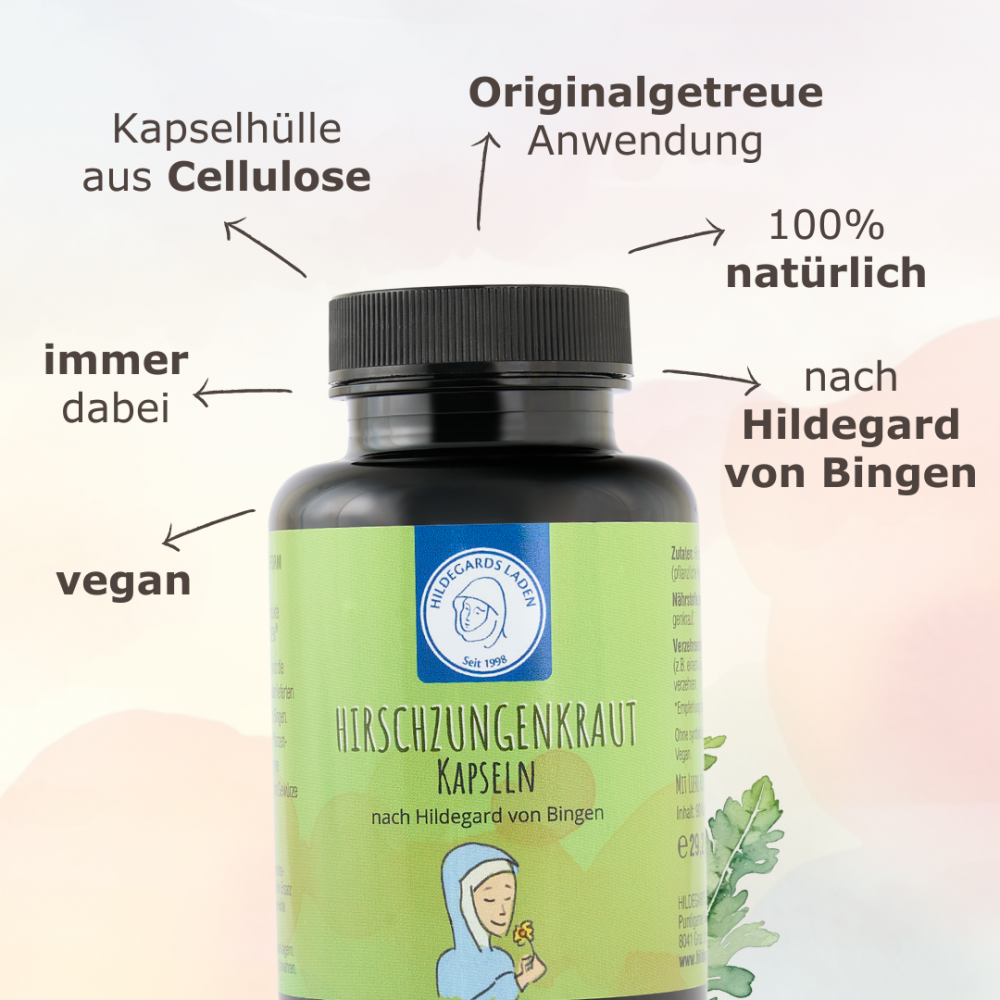 Hildegards Laden - Hirschzungenkraut Kapseln 90 Stk.