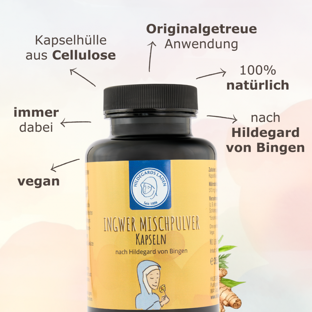 Hildegards Laden - Ingwer Mischpulver Kapseln 90 Stk.