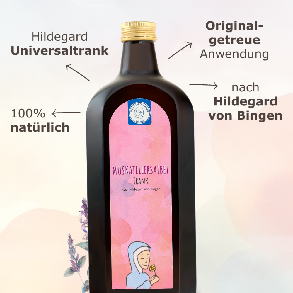 Hildegards Laden - Muskatellersalbei Trank 500ml