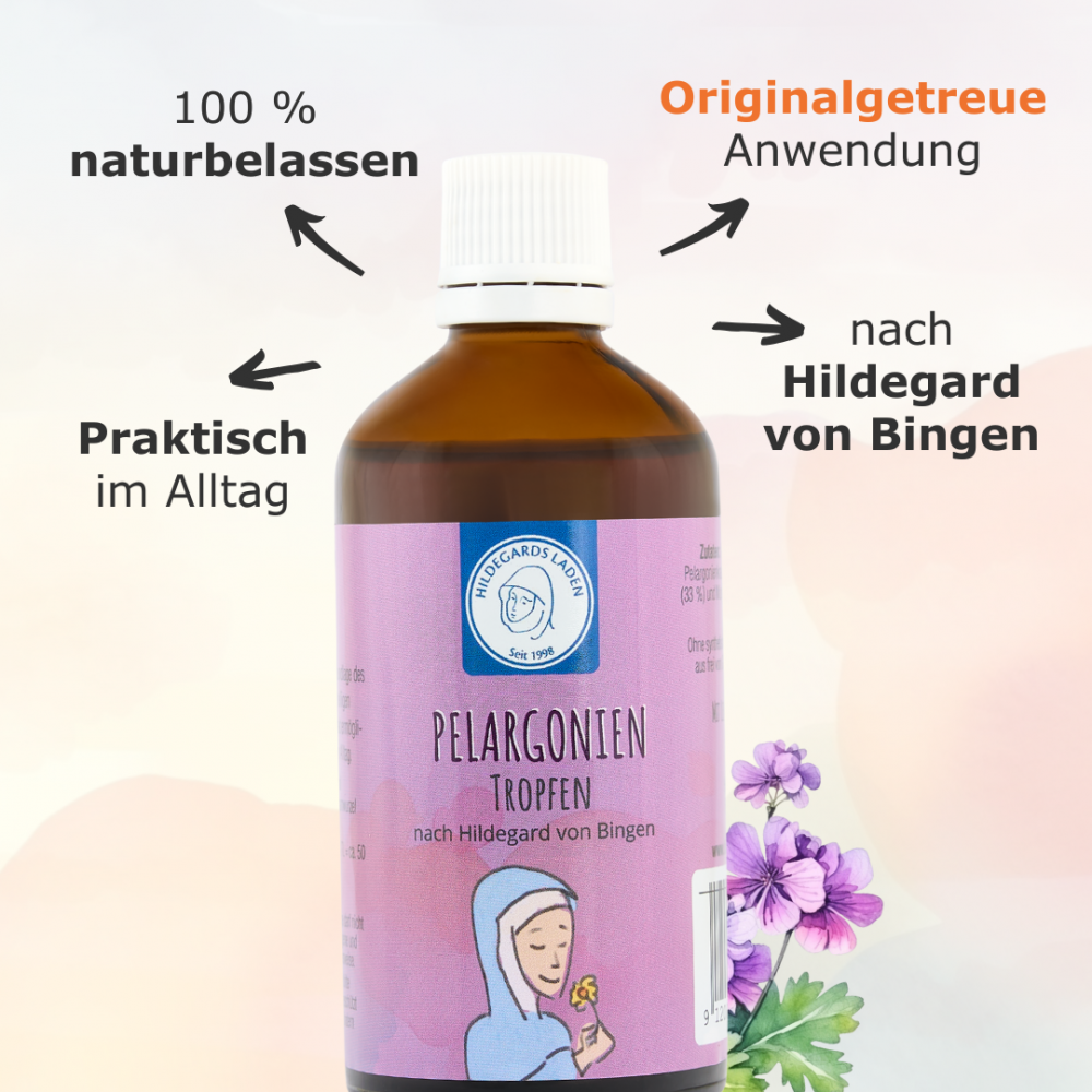 Hildegards Laden - Pelargonien Tropfen 100 ml