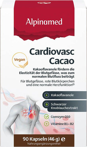 ALPINAMED Cardiovasc Cacao 90 Kapseln