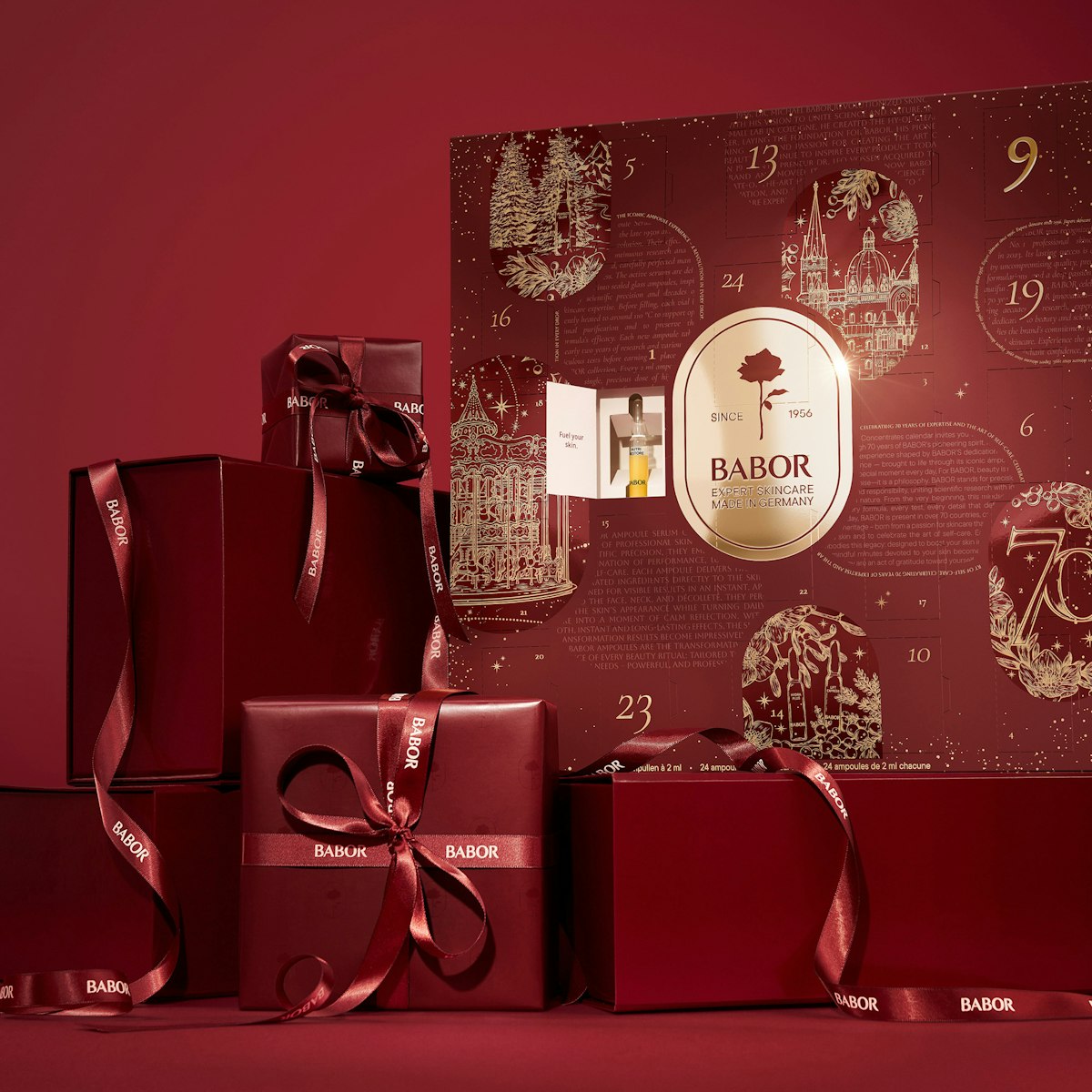 Inhalt des BABOR Ampoule Concentrates Adventskalenders 2026
