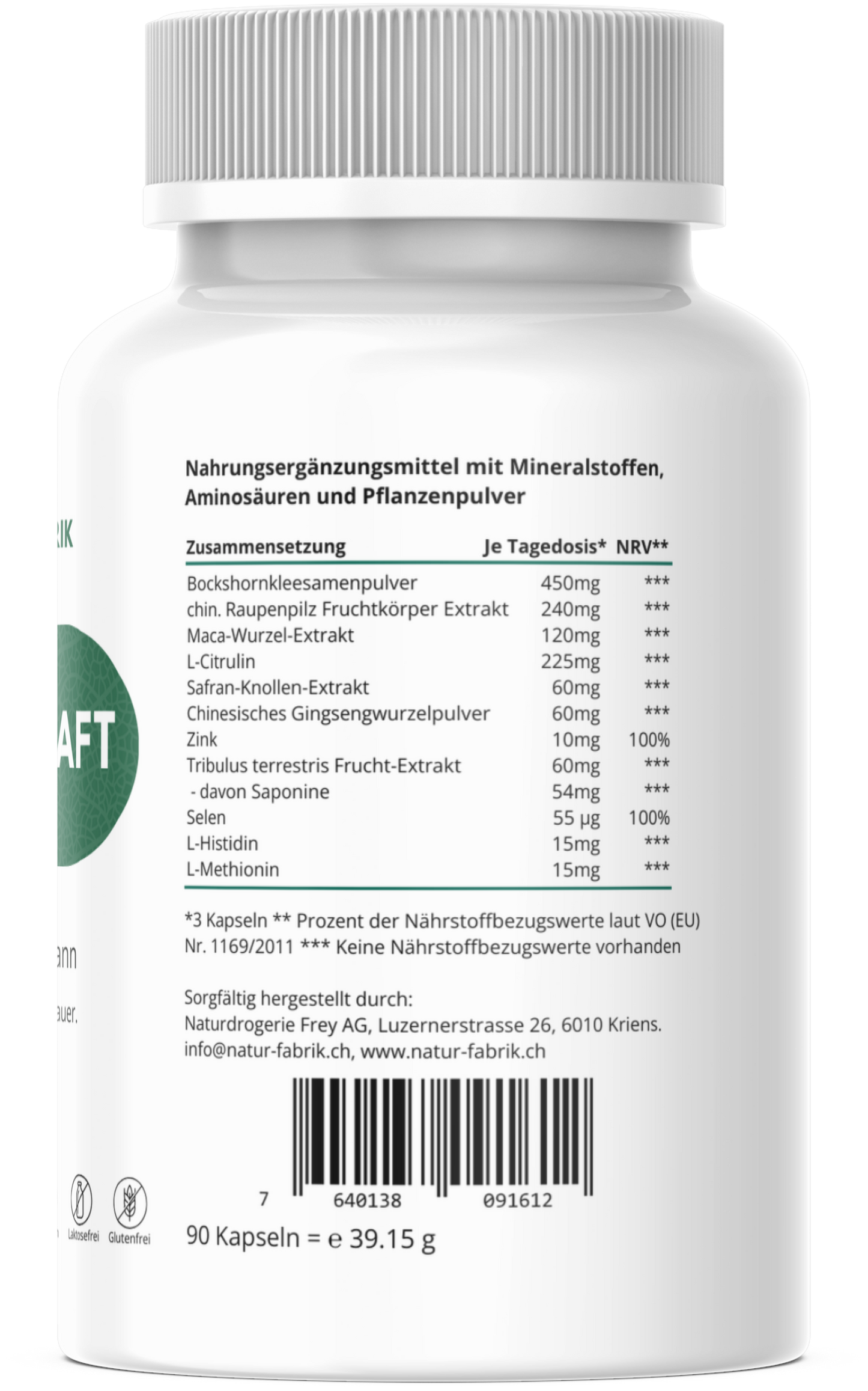 NATURFABRIK Heldenkraft 90 Kapseln