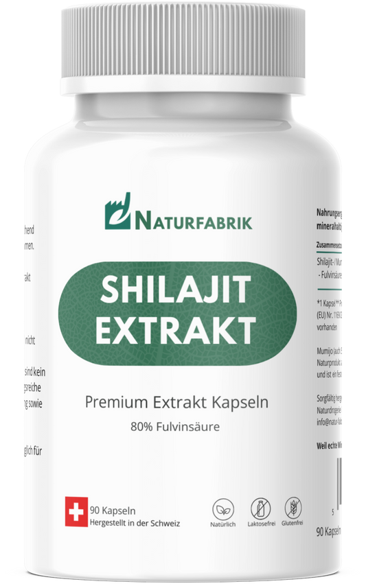 NATURFABRIK Shilajit Mumijo Extrakt Kapseln 90 Stk