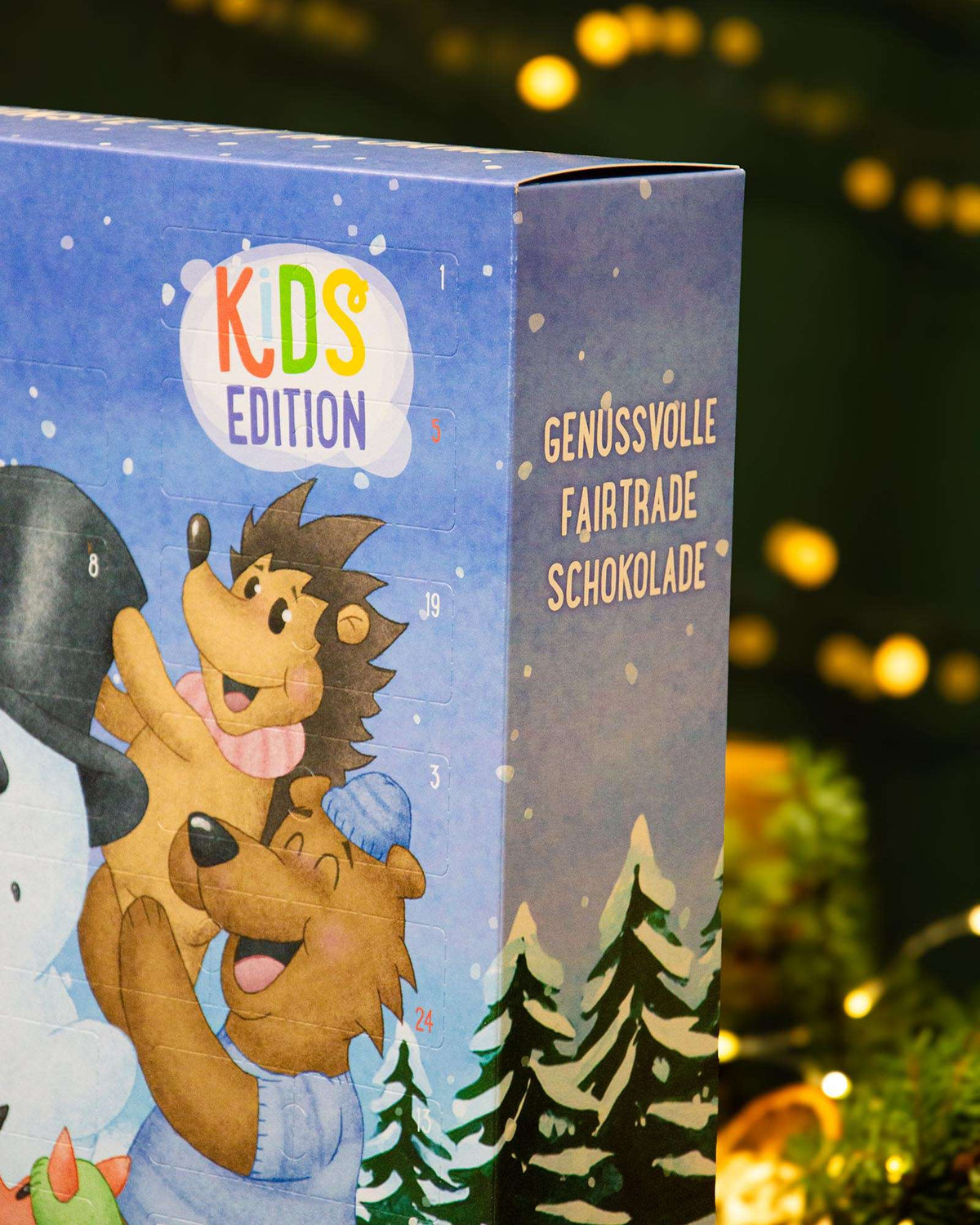 Landgarten Bio-Schoko-Adventskalender 2026 – Detailansicht