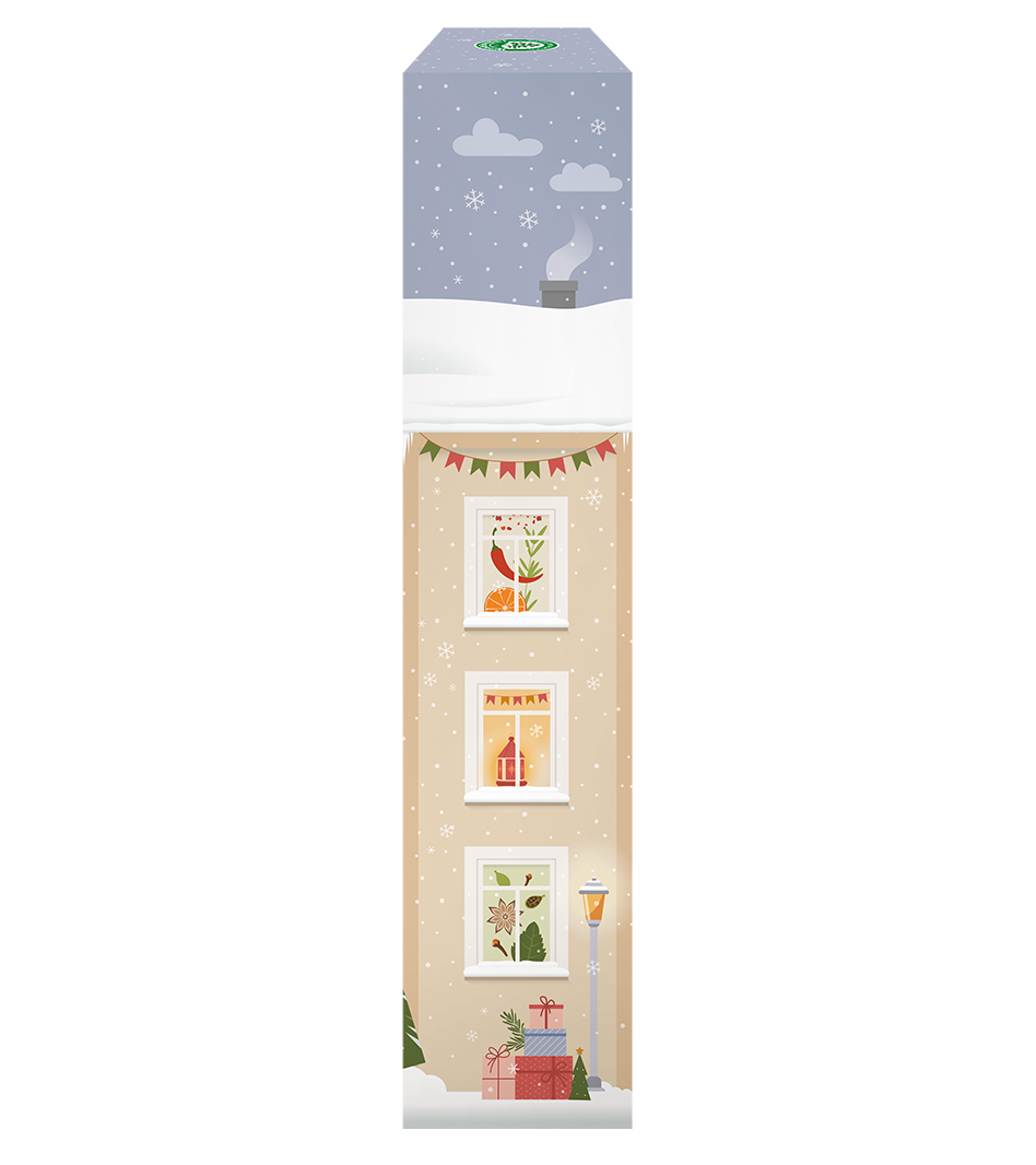 Lebensbaum Gewürz-Adventskalender 2026 – Seitenansicht rechts